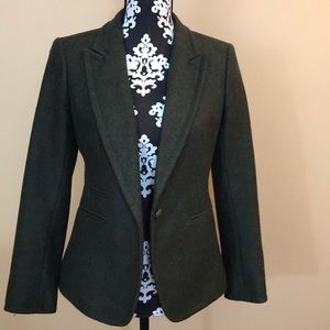 Loft Green Wool Blazer